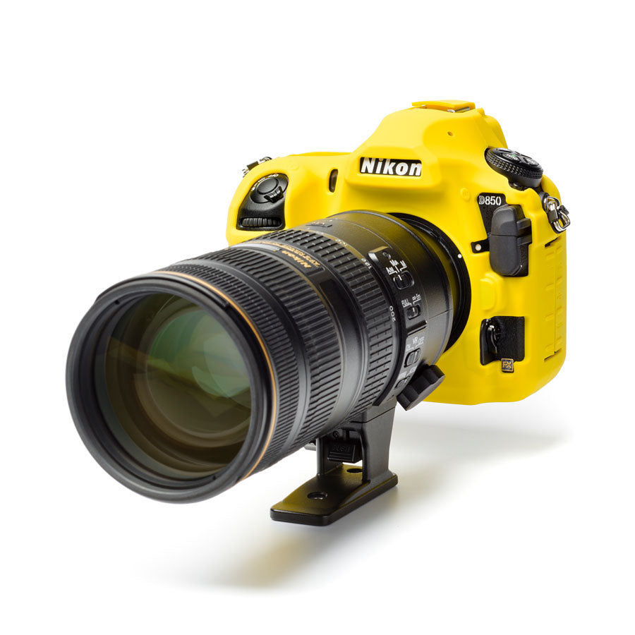 easyCover PRO Silicon Case for Nikon D850 DSLR - Yellow - ECND850Y