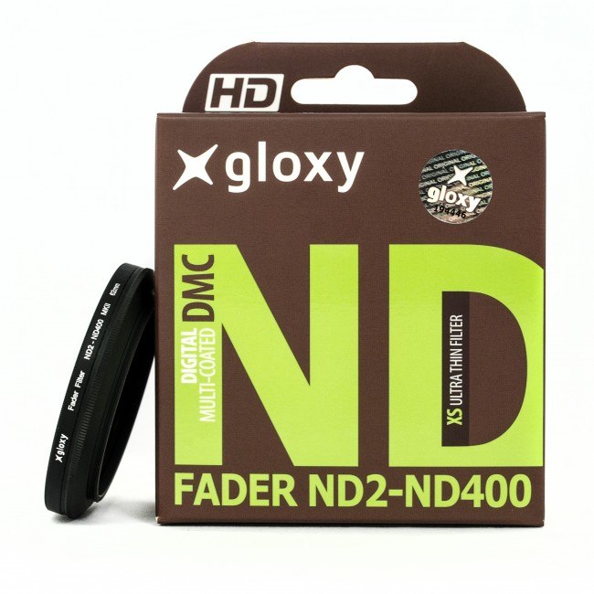 Gloxy 77mm Professsional Multicoated HD Neutral Density ND2-ND400 Filter