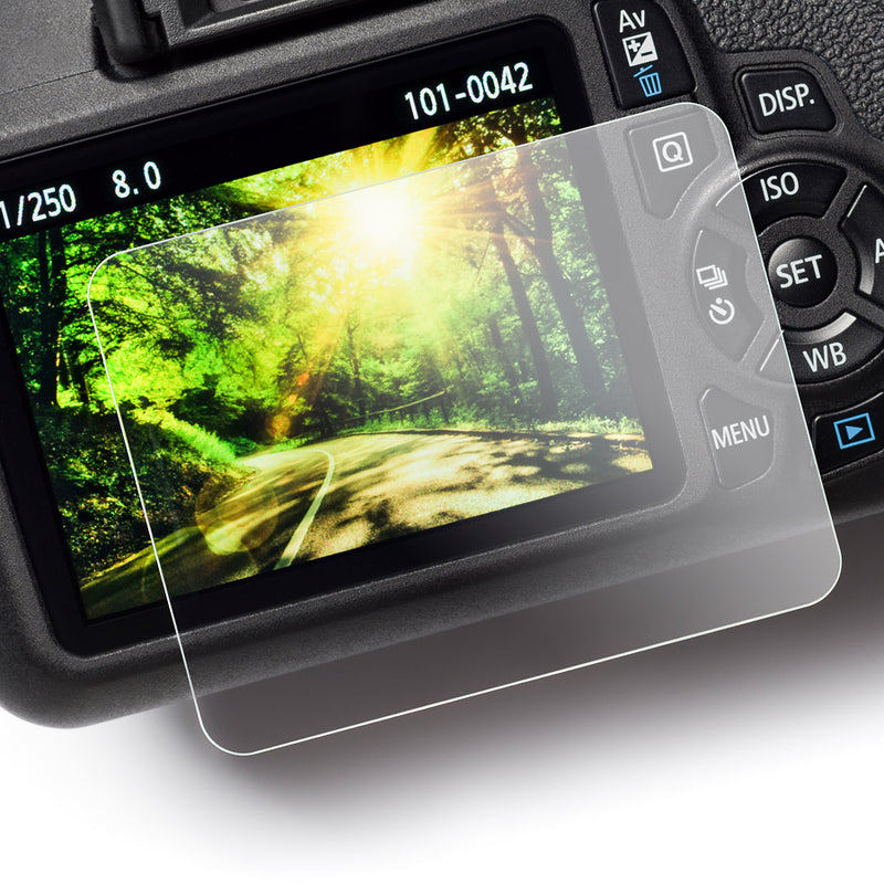 easyCover set of 2 Soft Screen Protectors for Canon 70D, 77D, 80D, 90D and 6Dmk2 DSLR Cameras - SPC80D