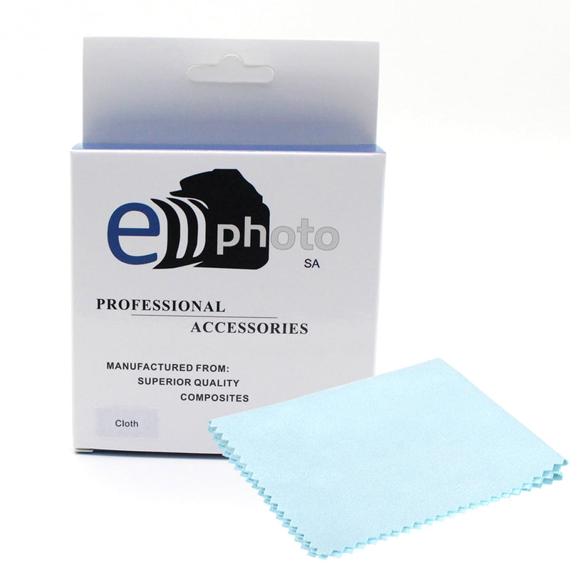 E-Photo Anti Static Cloth, Cleans Lenses, Filters & LCD Screens - EPH111