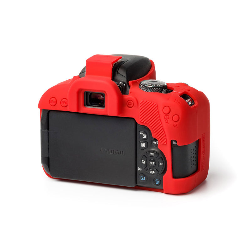 easyCover - Canon 800D DSLR - PRO Silicone Case - Red – ECC800DR