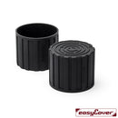 easyCover Pro Silicone Lens Maze Cover for 52-77mm Lenses  Black - ECLMB
