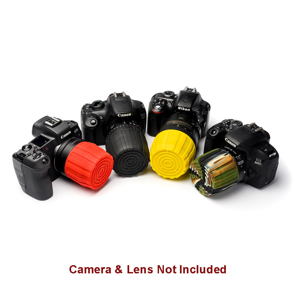 easyCover Pro Silicone Lens Maze Cover for 52-77mm Lenses  Black - ECLMB