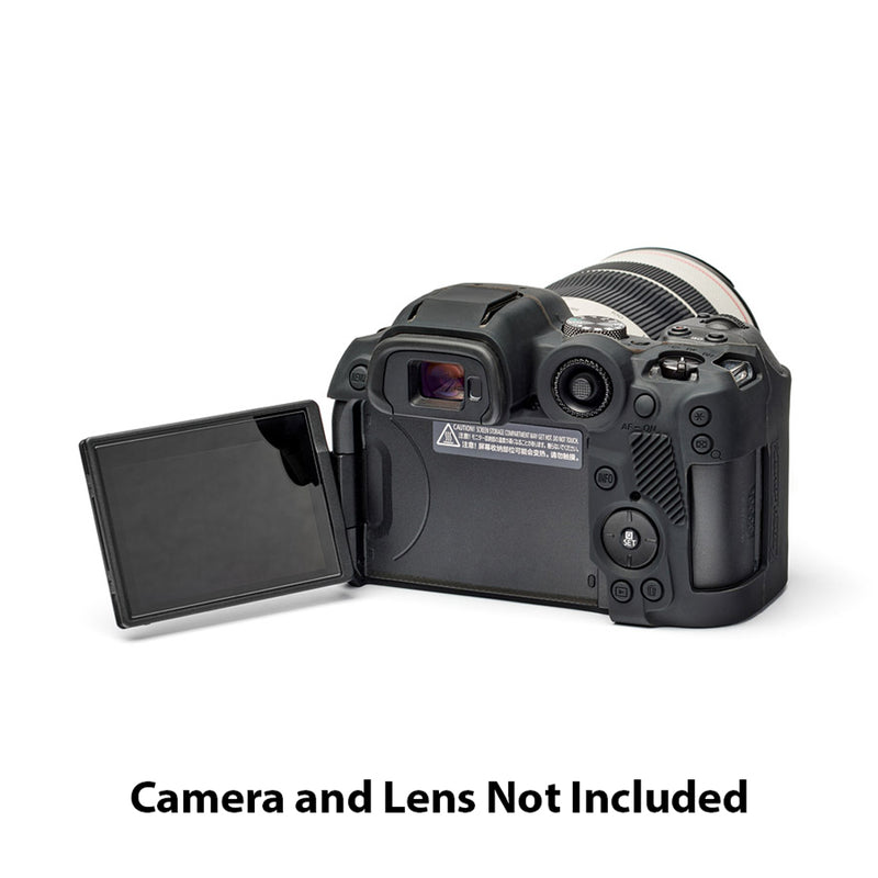 easyCover PRO Silicon Camera Case for Mirrorless Canon R7 - Black - ECCR7B