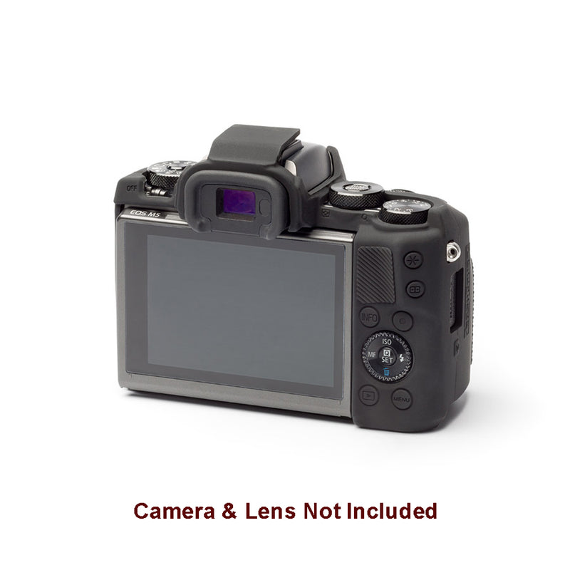 EasyCover PRO Silicone Case - Canon M5 Mirrorless Camra - Black - ECCM5B