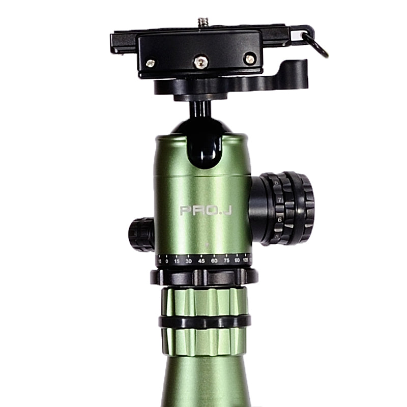 Jenova PRO.J Heavy Duty Professional Carbon Fibre Tripod 25kg Capacity Green 35851GN