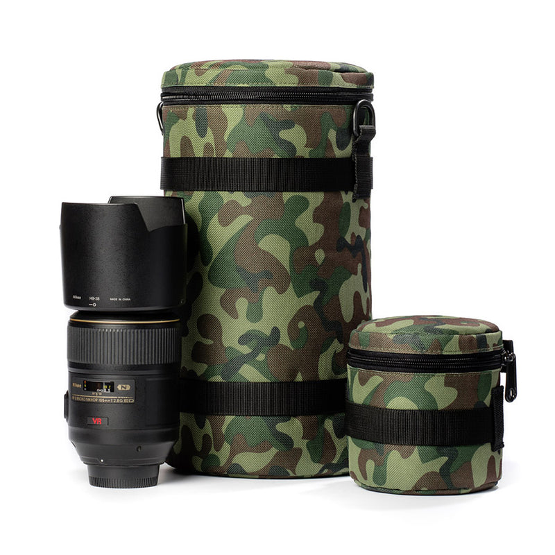 easyCover Professional Padded Camera Lens Bag Size 110(DIA) x 230mm(LGTH) - Camouflage