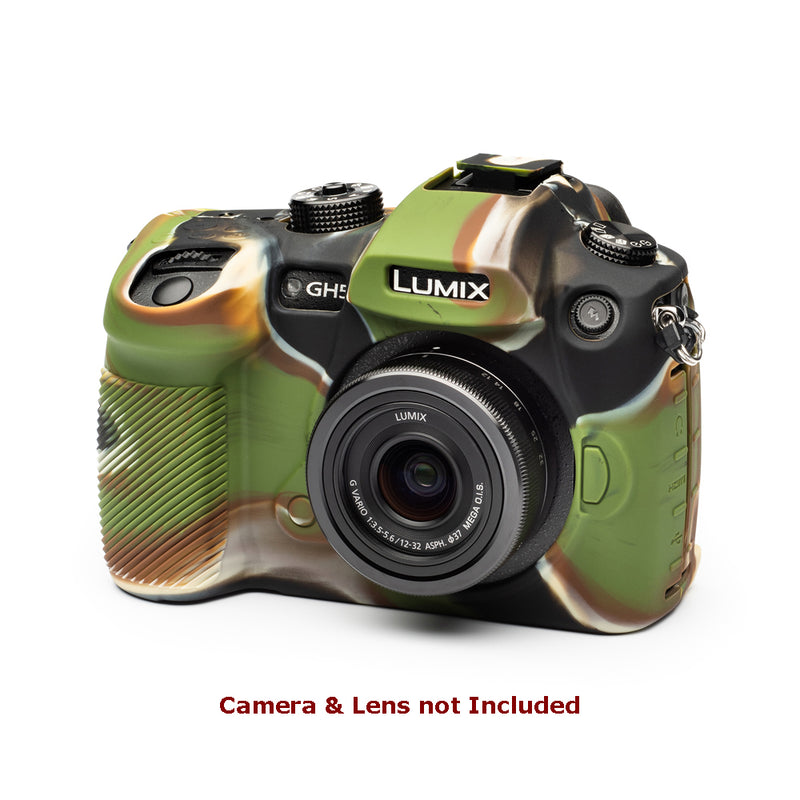 easyCover PRO Silicon Camera Case for Panasonic GH5 / GH5s Camouflage - ECPGH5C