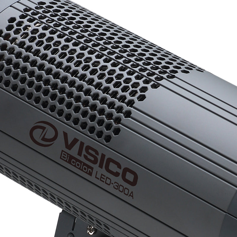 Visico 300 Watt adjustable Power & Colour Temp LED Studio Light with Build-in 2.4G wireless radio receiver