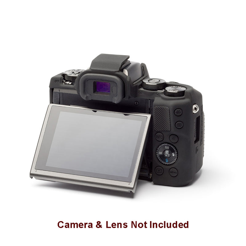 EasyCover PRO Silicone Case - Canon M5 Mirrorless Camra - Black - ECCM5B