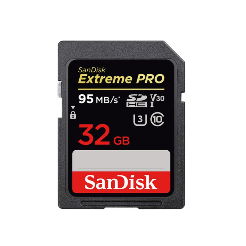 SanDisk Extreme Pro SDHC 32GB – 95MB/s V30 UHS-I U3