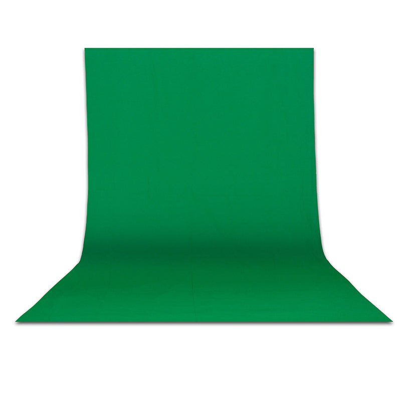 E-Photographic Professional Chromack Cotton Muslin Backdrop 3x6m Green - EPH-CBDGN