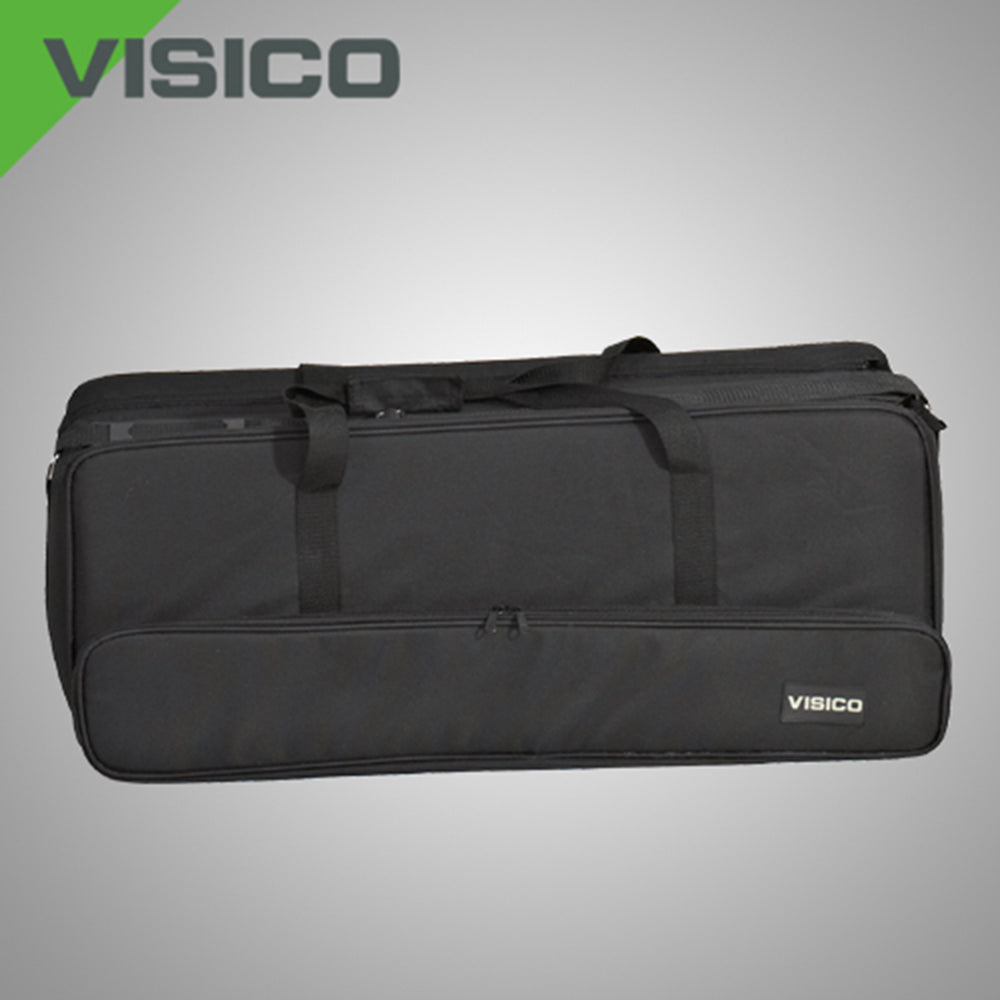 Visico PRO VL 300 PLUSII: 2X 300 Watt Flash Head Soft Box Studio Kit VL-300PII-SBK