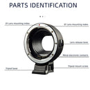 Viltrox Lens Adaptor to fit Canon EF & EF-S DSLR lenses to Canon EOS M Series Cameras