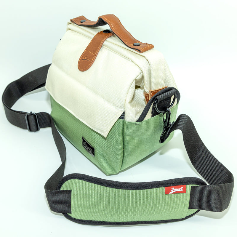 Jenova Urban Legend Professional Shoulder Bag Beige & Olive Green - 61132BGGN