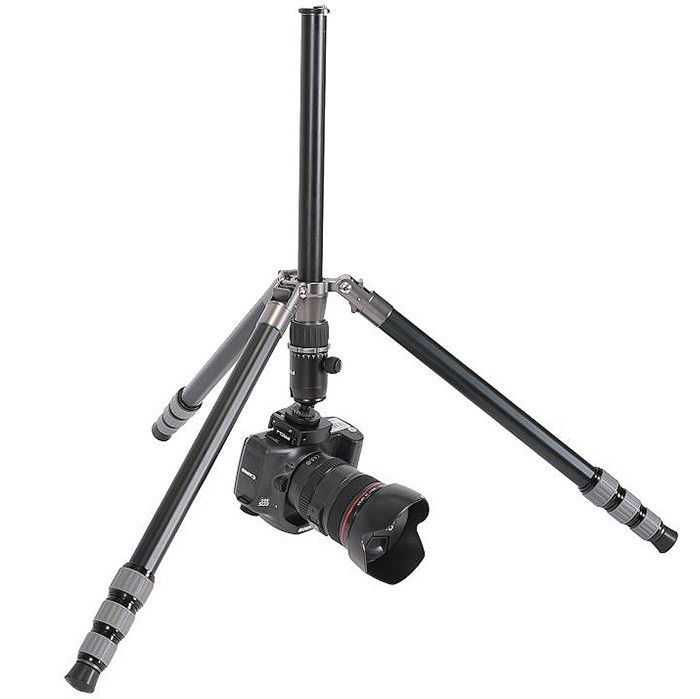 Jenova PRO.J 25Kg Capacity Hexagon Leg Aluminium Tripod with Reversable Spike Feet-35680BK