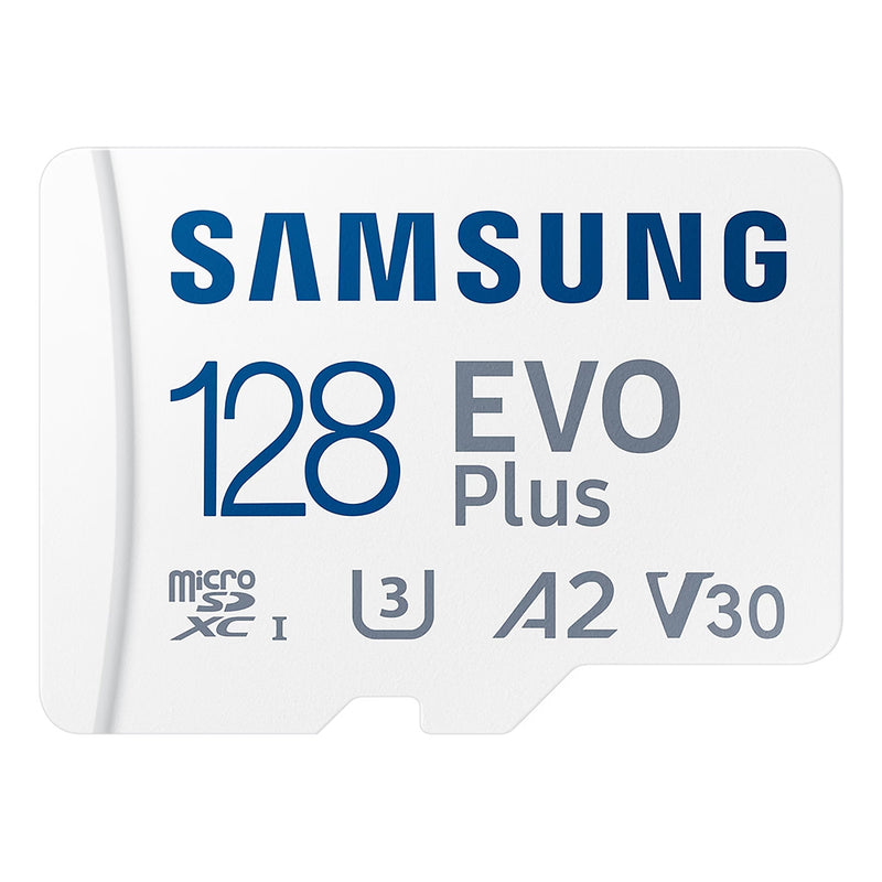 Samsung 128GB EVO Plus 130Mb/s Micro SD Card & SD Adapter for a Wide Range of Devices