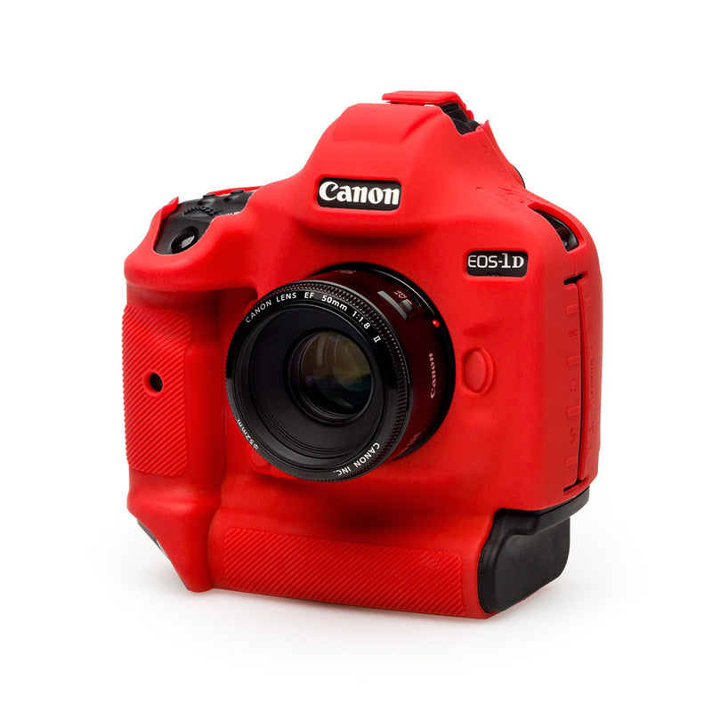 easyCover - Canon 1DX MarkII DSLR - PRO Silicone Case - Red – ECC1DX2R
