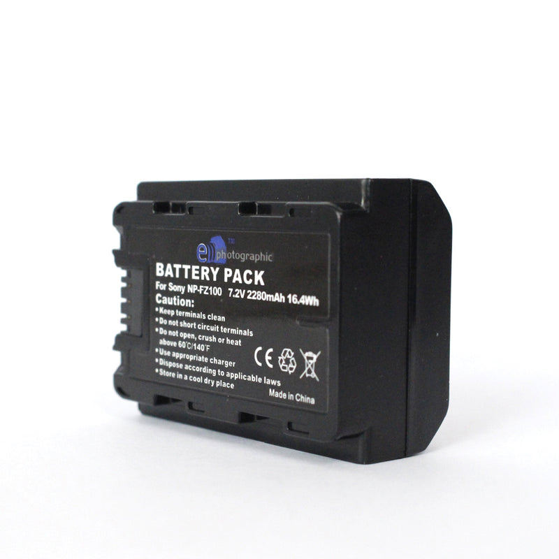 E-Photographic 2280 mAh Lithium Battery for SONY NP-FZ100