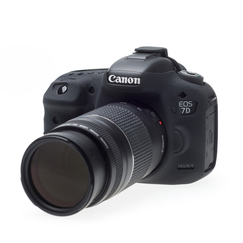 easyCover - Canon 7D MarkII DSLR - PRO Silicone Case - Black - ECC7D2B