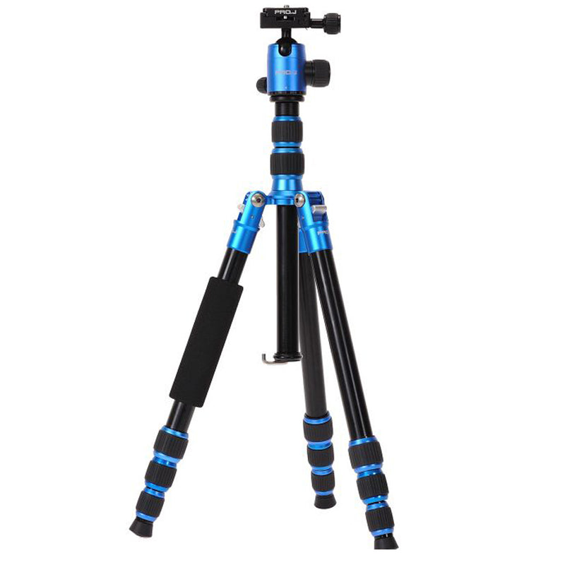 Jenova PRO.J Professional Aluminium Travel Tripod 8kg-load Blue-A401BL