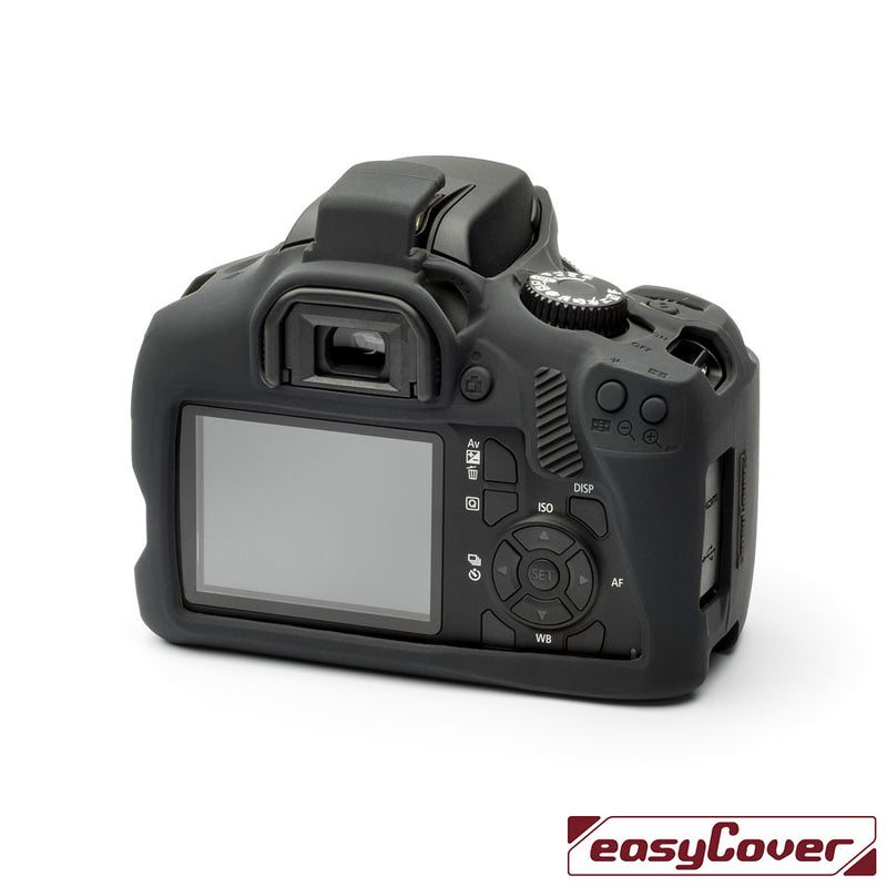easyCover - Canon 4000D DSLR - PRO Silicone Case - Black – ECC4000DB