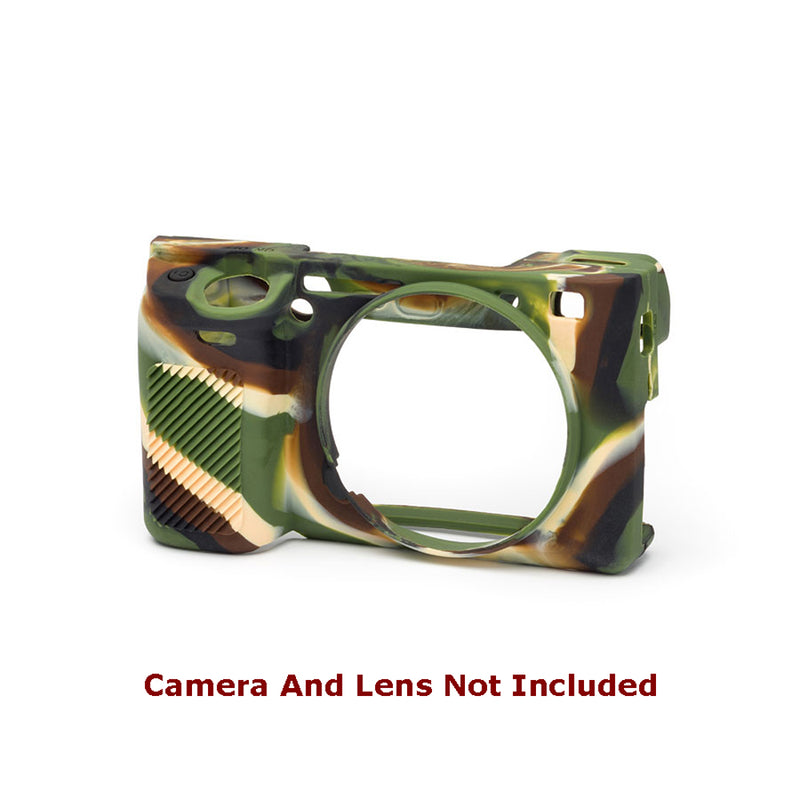 easyCover PRO Silicone Camera Case for SonyA6000/A6100/A6300/A6400 Camouflage - ECSA6300C