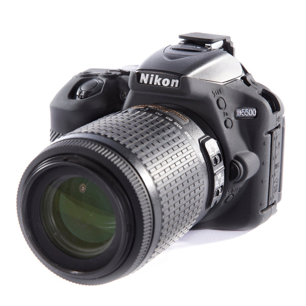 easyCover - Nikon D5500 DSLR - PRO Silicone Case - Black – ECND5500B