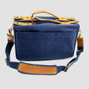 Jenova Nostalgic PRO Messenger/Soft Briefcase Camera Bag-Med Blue-31301BL