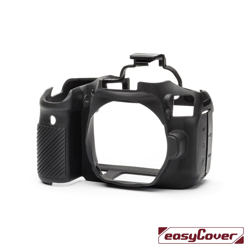 easyCover - Canon 90D DSLR - PRO Silicone Case - Black - ECC90DB