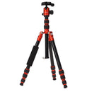 Jenova PRO.J Professional Aluminium Travel Tripod 8kg-load Red-A401RD