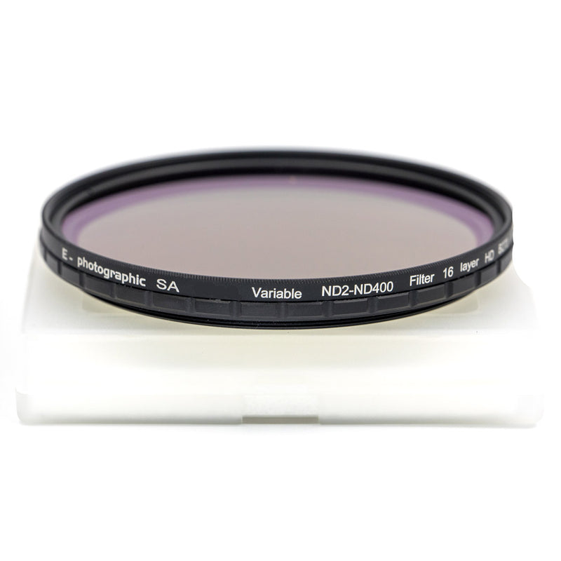 E-Photo PRO 77mm ND2-ND400 Filter-German HD B270 Schott Optics – No X-mark