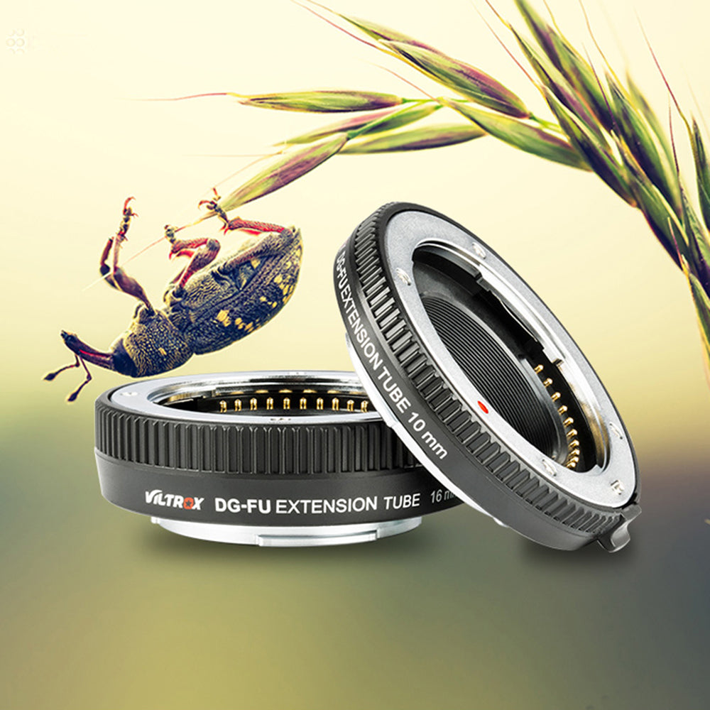 VILTROX Auto Focus Macro Extension Tube Set for Fuji X-Mount VL-DG-F