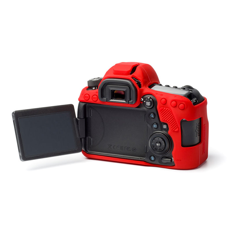 easyCover - Canon 6D MarkII DSLR - PRO Silicone Case - Red – ECC6D2R